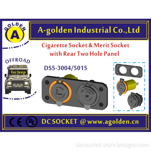 SWITCH good quality promotional double poles rocker switche socket